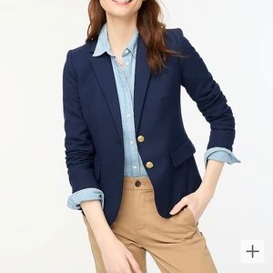 Jcrew Navy Blazer with Gold Buttons